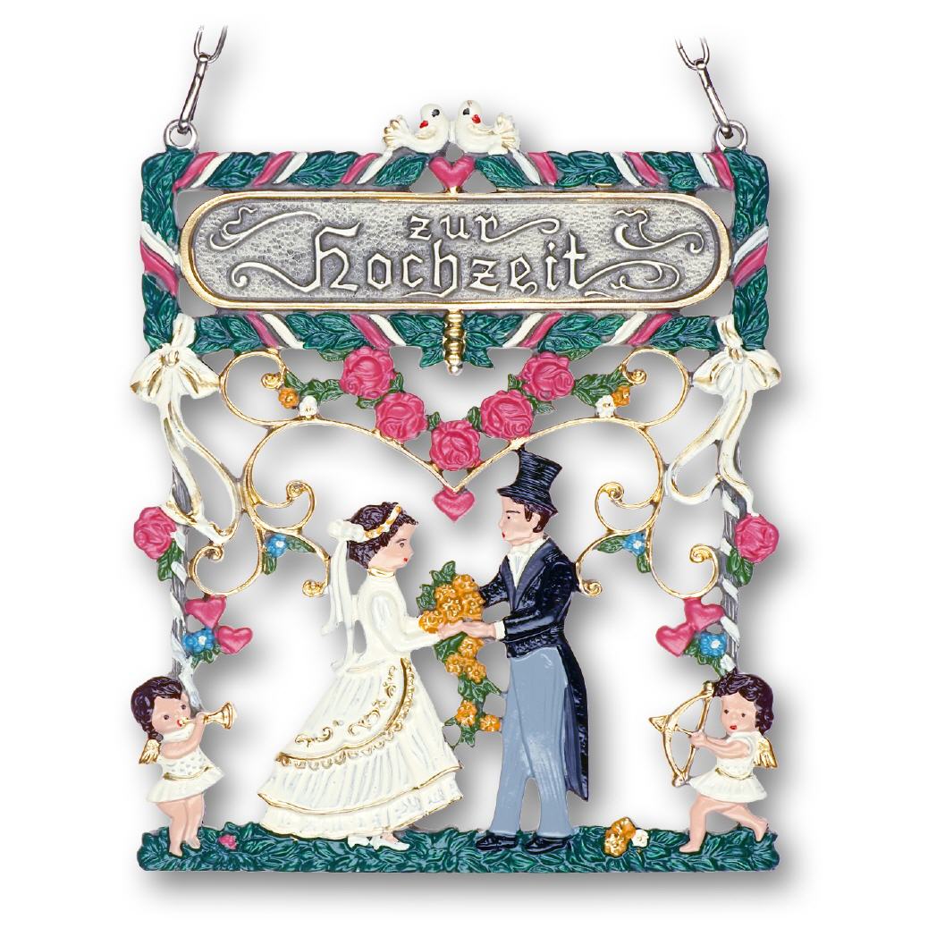 Zinnbild zur Hochzeit