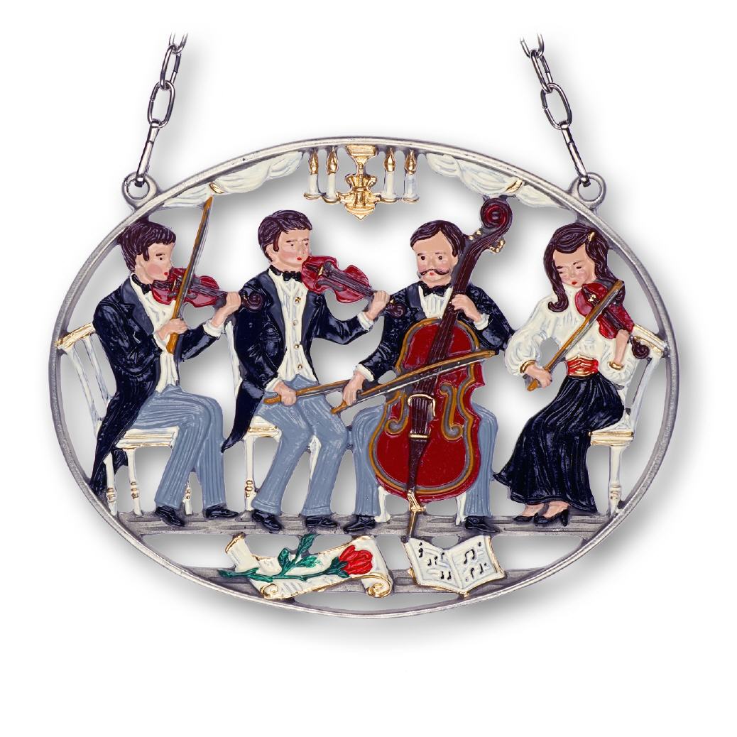 Zinnbild oval Streichquartett