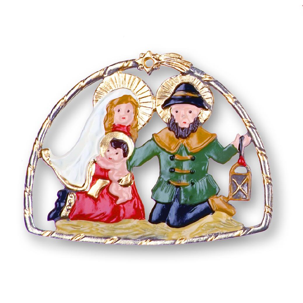 Zinnfigur Krippe im Bogen