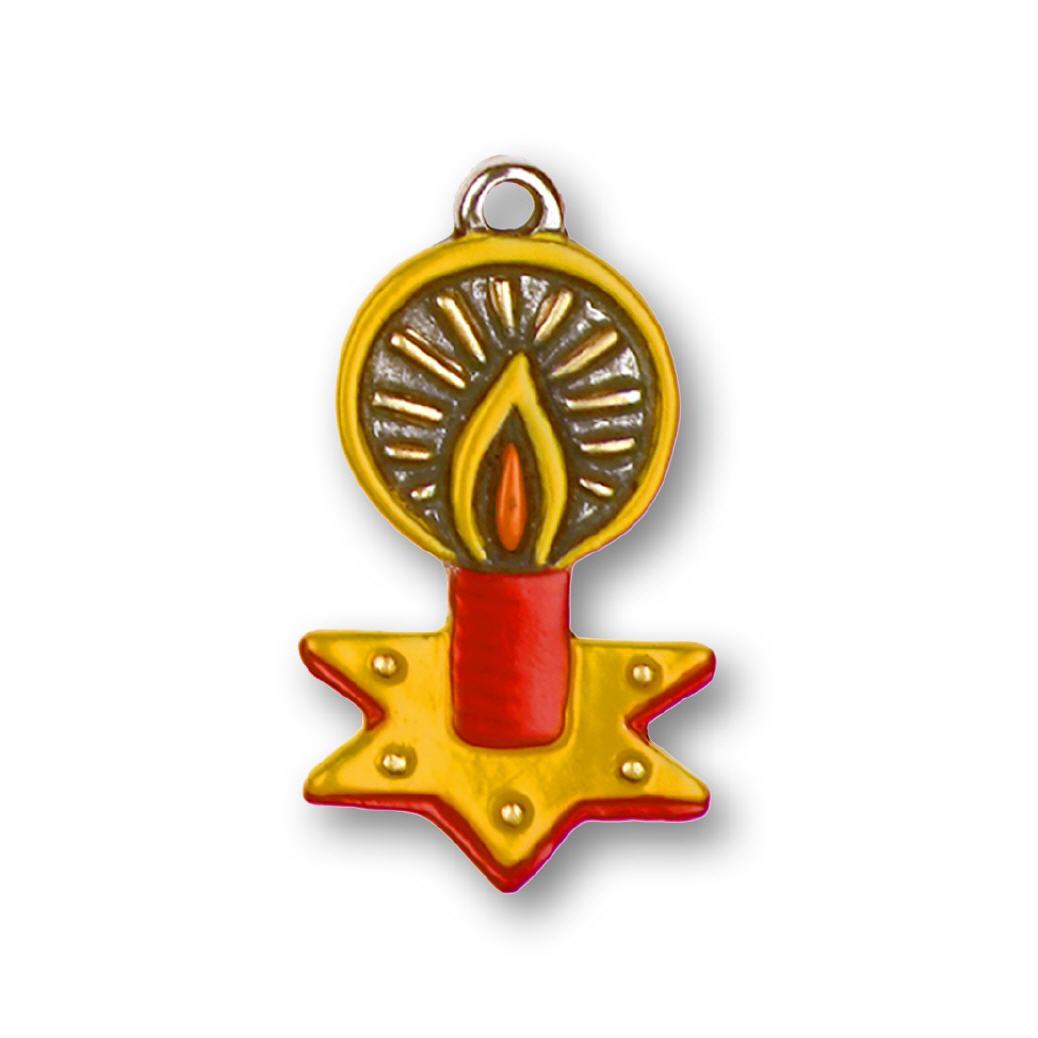 Mini-Zinnfigur Kerze