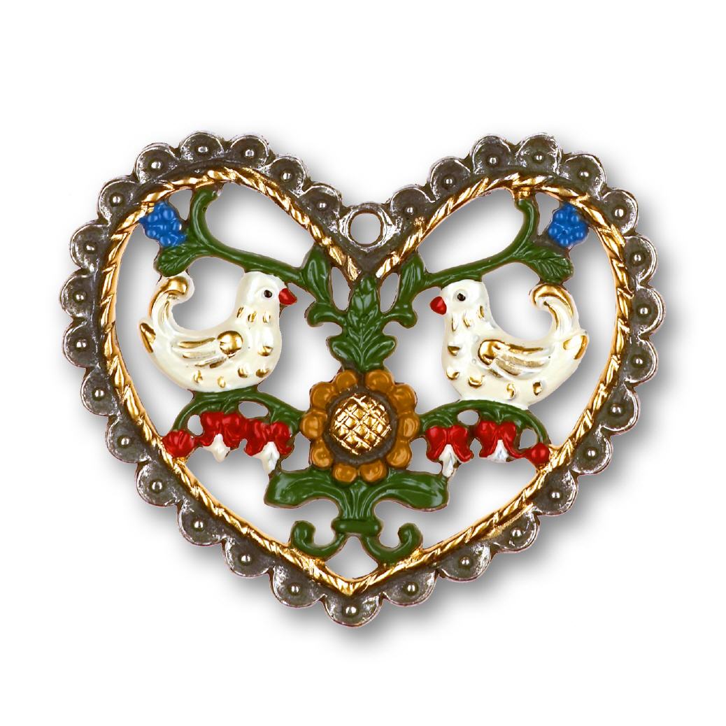 Zinnfigur Bogenrand Herz