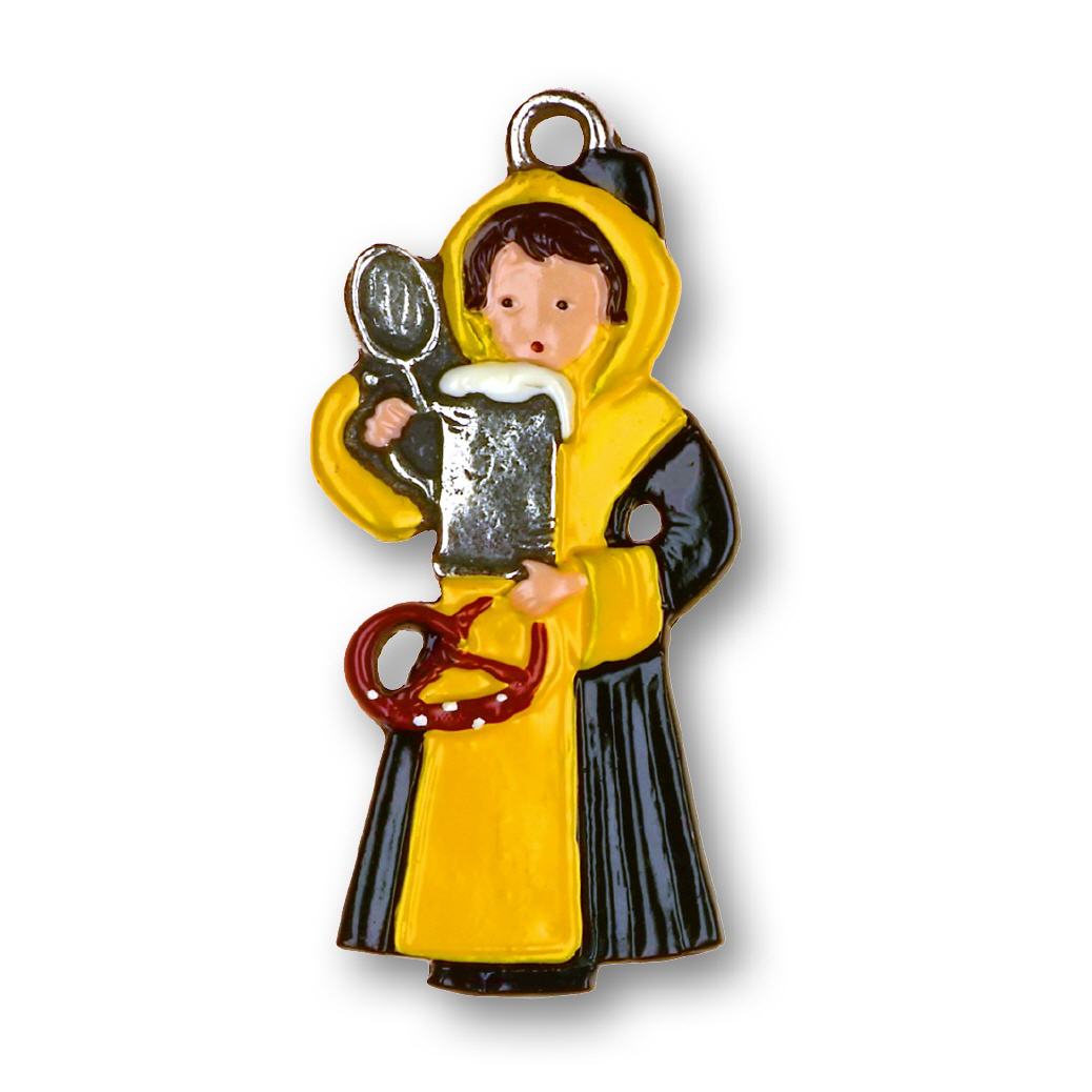 Zinnfigur Münchner Kindl mit Breze