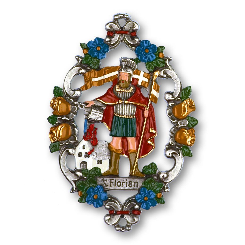 Zinnfigur Heiliger St. Florian