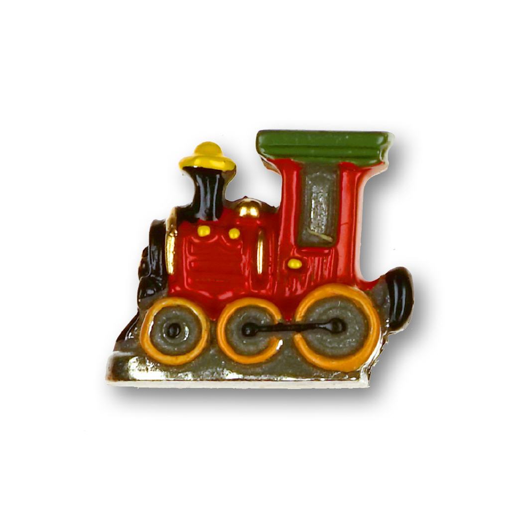 Zinnminiatur zum Stellen Lokomotive