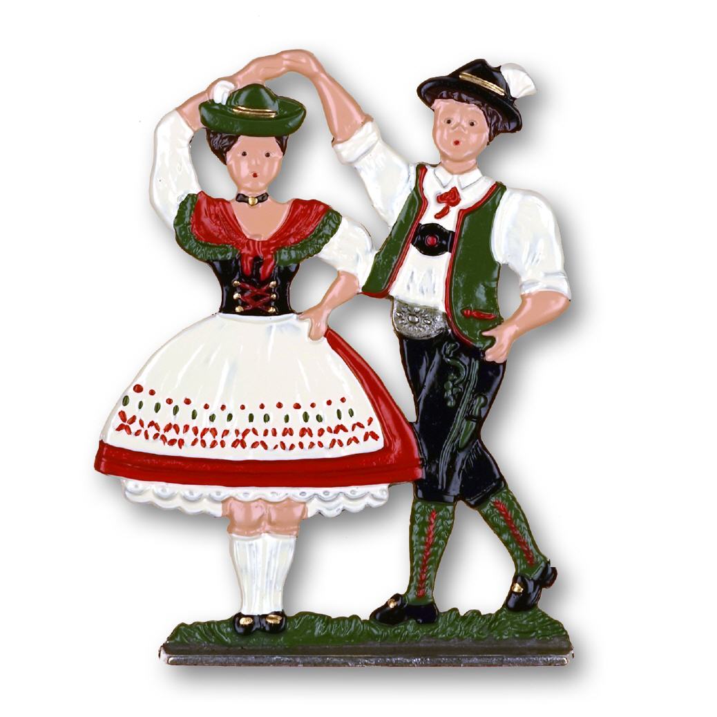 Zinnminiatur zum Stellen Tanzpaar