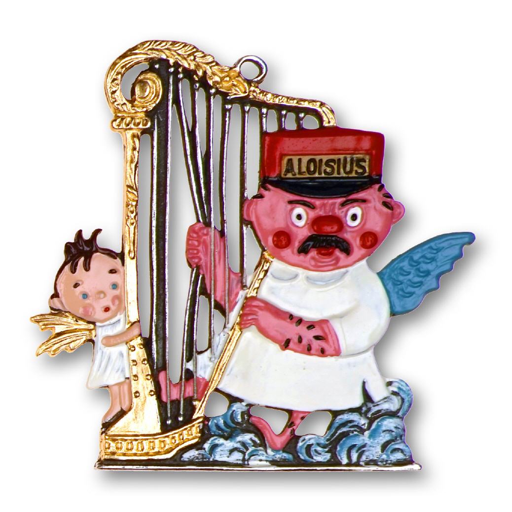 Zinnfigur Aloisius mit Engel
