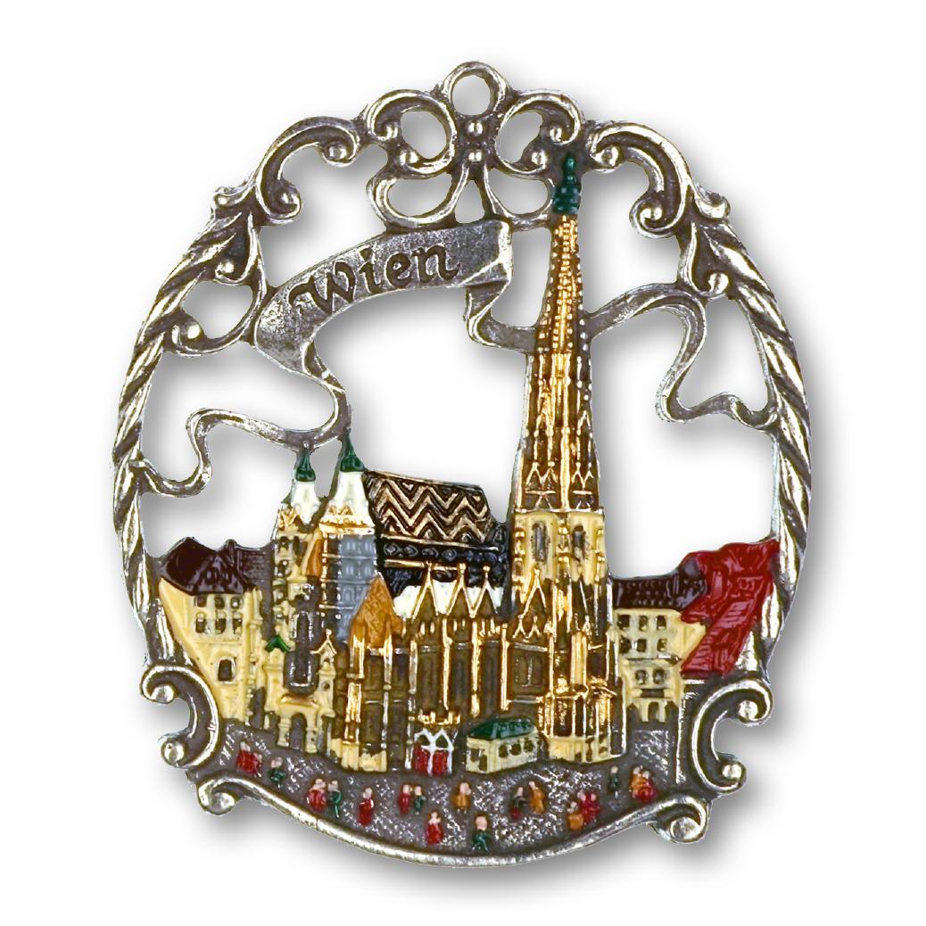 Zinn-Städtebild Wien Stephansdom