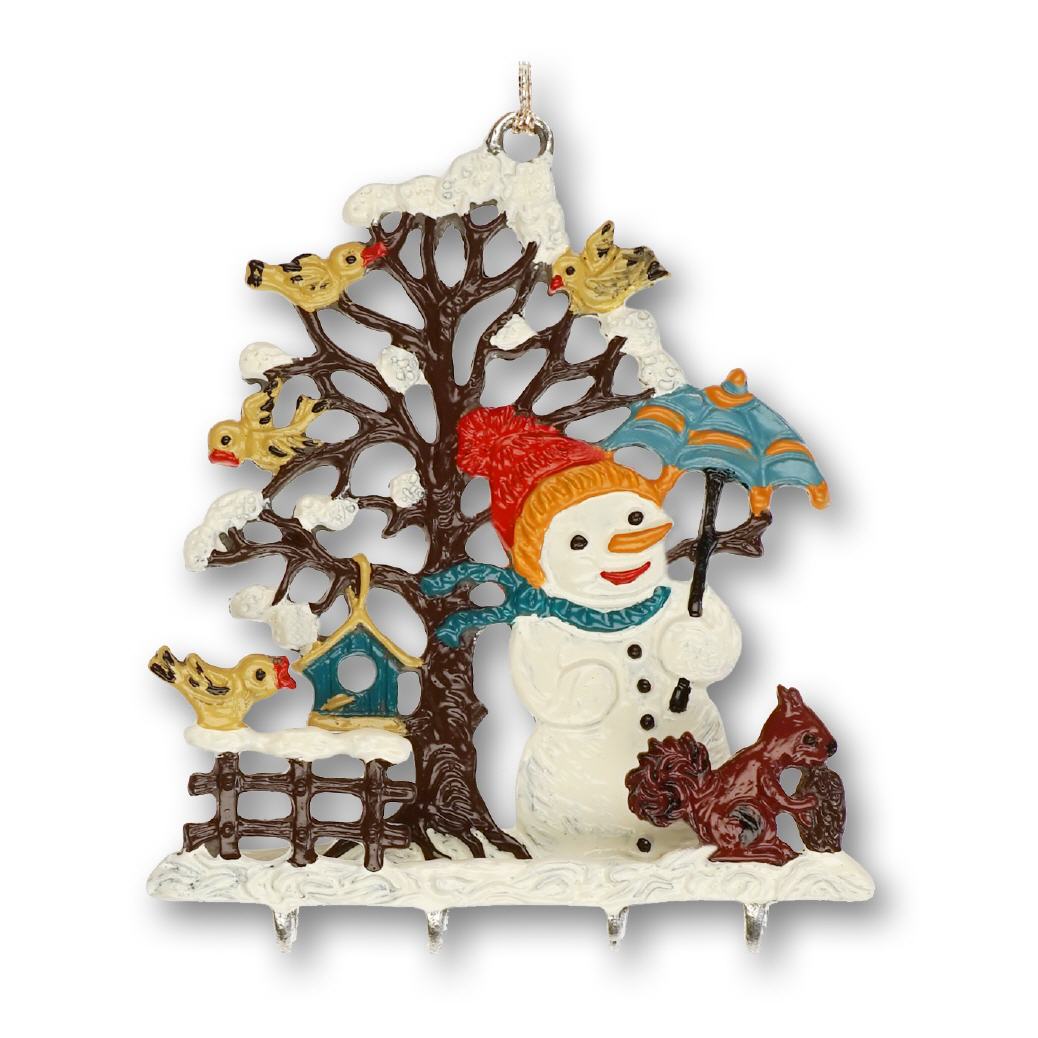 3D-Zinnminiatur Schneemann