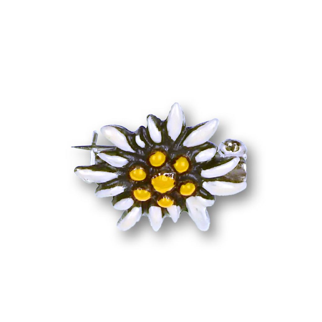 Zinn-Anstecker Edelweiss mini