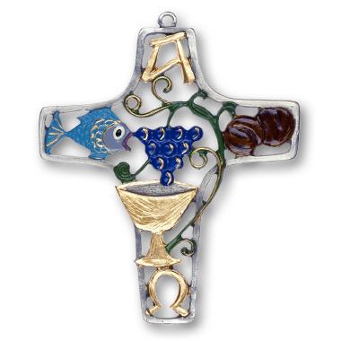 Zinnbild Lithurgisches Kreuz gross