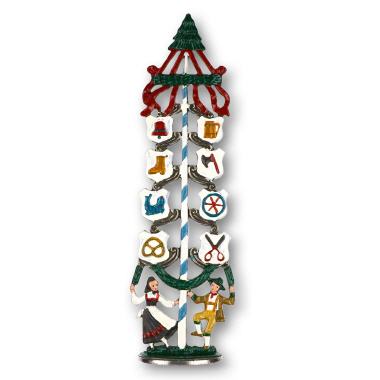 Zinnminiatur zum Stellen Maibaum